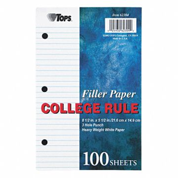 Looseleaf Paper College PK100