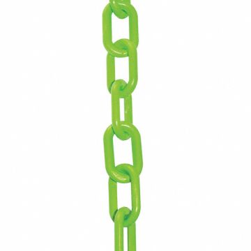 Plastic Chain 2 100 ft L Safety Green
