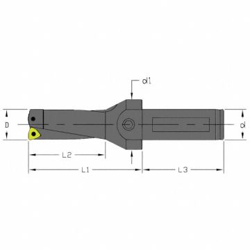 Indexable Insert Drill 3/4