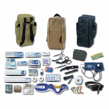 Emrgncy Medical Kit 100 Components Blk