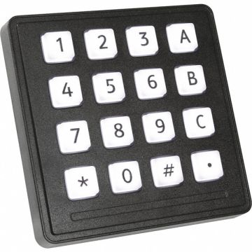 Industrial Illum Keypad 16 Key IP65