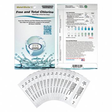 Test Strips Chlorine 0-5ppm PK30