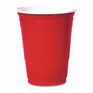 Disposable Cold Cup 16 oz Red PK1000