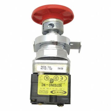 Emergency Stop Push Button Delrin Red