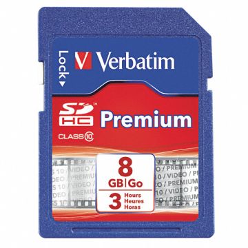 Premium SDHC Memory Card 8 GB