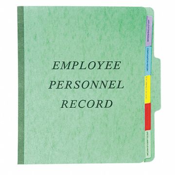 Employee/Personnel File Folder Green