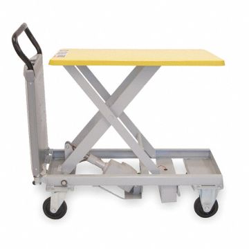 Scissor Lift Cart 500 lb Steel Fixed
