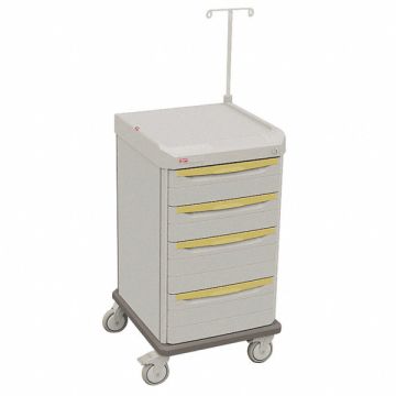 Isolation Cart Polymer Light Taupe