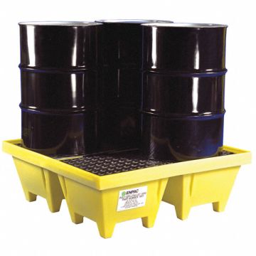 Drum Spill Containment Pallet 83gal Yllw