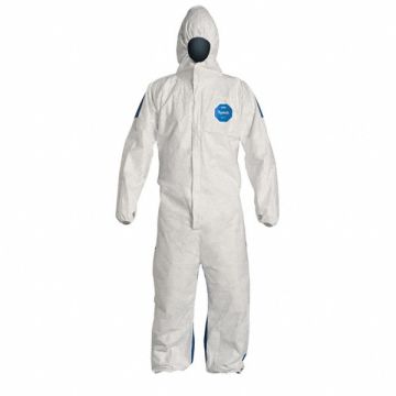 G7262 Hooded Coveralls Blue/Whte 3XL PK25