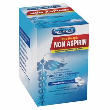 Non-Aspirin Pain Relief Tablet PK25