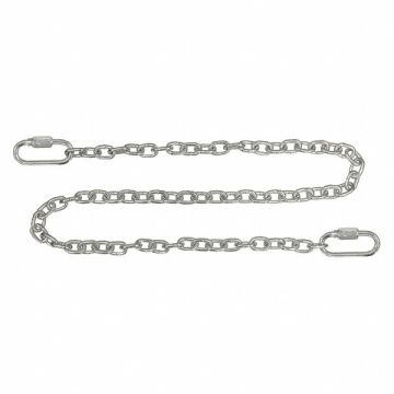 Safety Chain 4.5 ft.L 9/32 Sz 6-13/32 W