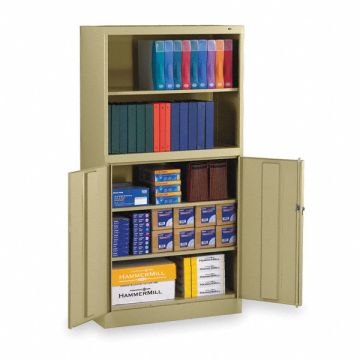 Bookcase Storage Cabinet Sand