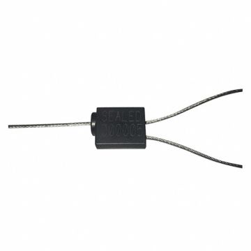 Cable Seal ABS/Zinc Black 12 L PK100