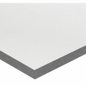 PlstcSheet PVCT2 6 x6 0.5 T Gray Opaque