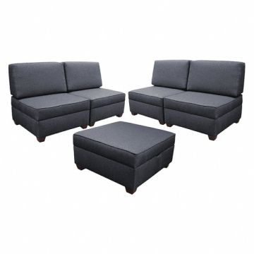 Sectional Sofas Set 180 W Bl Upholstery