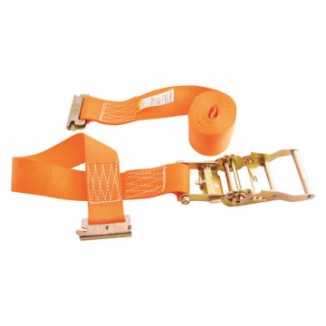 Ratcheting Cargo Strap With E-Clip