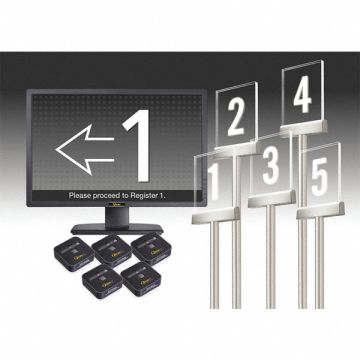Electronic Queuing System Counter