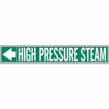 Pipe Mrkr High Pressure Steam 1in H