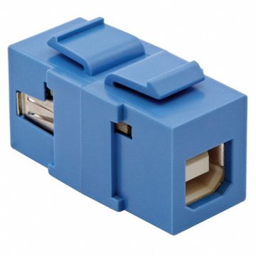USB Connector A to B 2.0 Reversible Blu