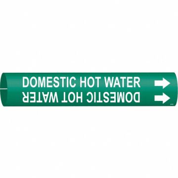 Pipe Marker Domestic Hot Water