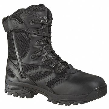 Boots 4-1/2M Black Side Zipper PR