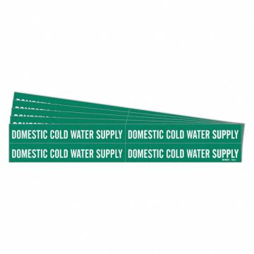 Pipe Marker Domestic Cold Water Sup. PK5