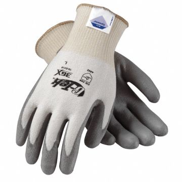 Cut Resistant Gloves White/Gray L PR