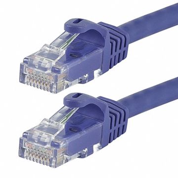 Patch Cord Cat 6 Flexboot Purple 75 ft.