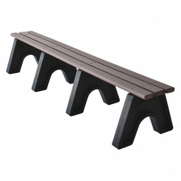 Outdoor Bench 96 L 16 H Gray