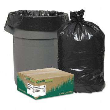 Can Liners 40 to 45gal. Black PK100