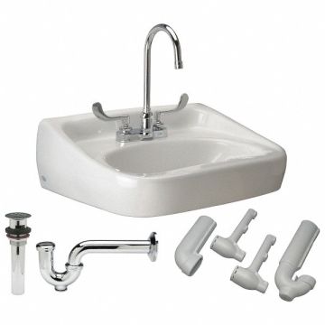 Sink DShape 16-1/2inx 10-1/4inx6-3/8in