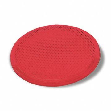 Stick On Reflector Round Red 3 L