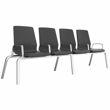 Structured Seating 4 Seats Black