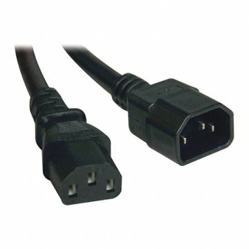 Power Cord C14 to C13 10A 18AWG 6ft