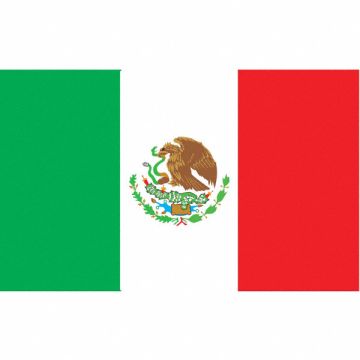 Mexico Flag 3x5 Ft Nylon