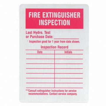 Label Fire Inspection PK25