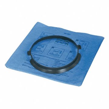 Blue Cloth Reusable Filter w/Clamp Ring