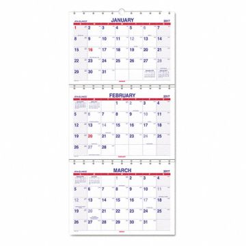 Move-A-Page 3-Month Wall Calendar