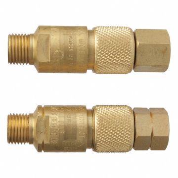 Hose Quick Connect Brass 9/16in-18 PK2