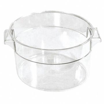 Round Storage Container Clear 1 qt.