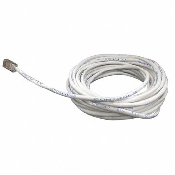 Patch Cord Cat 5e Bootless White 10 ft.