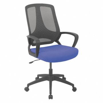Office Chair Mid-Bck MB Sries Msh Bl/Blk
