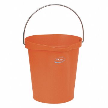 F8439 Hygienic Bucket 3 1/4 gal Orange