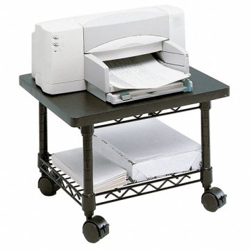 Underdesk Printer/Fax Stand Black