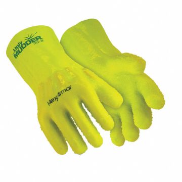 K2854 Chemical Resistant Gloves PVC Coat L PR