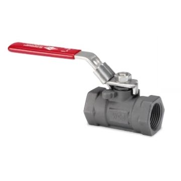 Valve, Ball, 1PC Floating, 3/4", 2000 psi, FNPT, FP, WCB/A105/SS316/RPTFE, Lever Op.