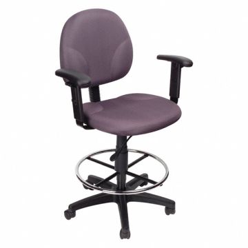 Drafting Chair Gray 25 to 30 Seat H.