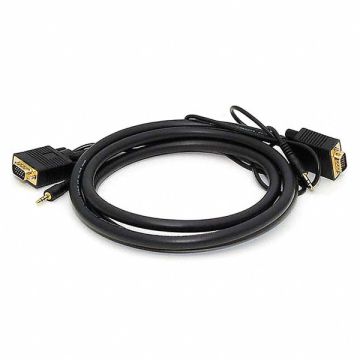 CPU Cord SVGA/3.5mm Stereo M to M 6ft