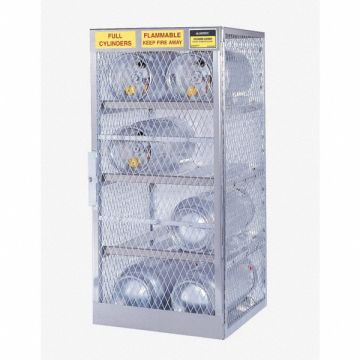 Gas Cylinder Cabinet 60x32 Alum